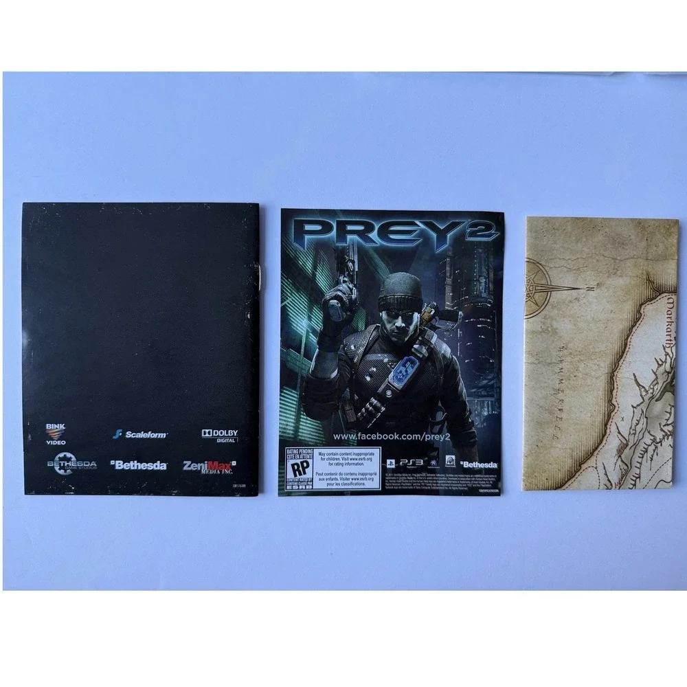 The Elder Scrolls V: Skyrim (Sony PlayStation 3)‎ Complete CIB W/ Map & Manual